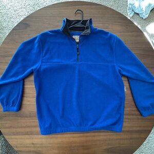 Men's Blue Fleece Sweater